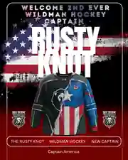 Rusty Wildman Hockey captain